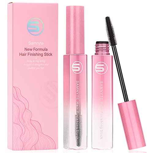 Hair Finishing Stick, 2pcs Hair Mascara for Flyaway Tamer, Fly Away Hair Tamer Stick for Enhance Gloss of Hair, Anti Frizz Broken Hair Baby Hair Flash Moment Flyaway Stick, Non-Greasy