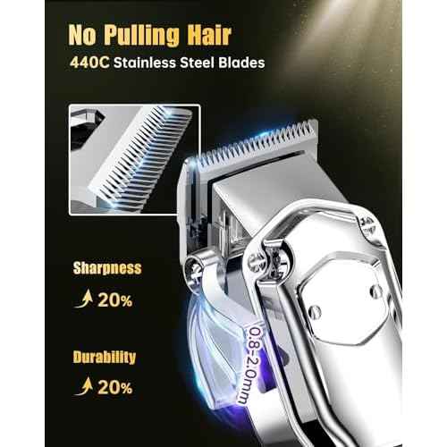 Romanda Clippers and Trimmers Set, Hair Clippers for Men Cordless,Mens Clippers and Grooming Set,Barber Clippers Set