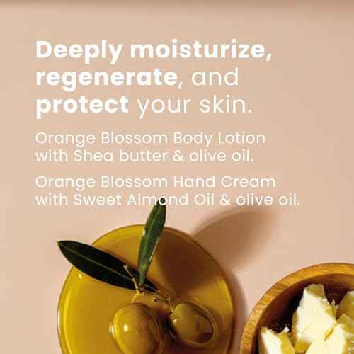 Panier des Sens Body Lotion, Moisturizer - Made in France 97% natural - 8.45 Floz/250 ml (Orange Blossom Set)