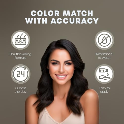 KAAL Hair Fiber Refill Pack (3.53 oz, Black) for Thinning Hair - Concealing Powder for Men and Women Experiencing Hair Loss