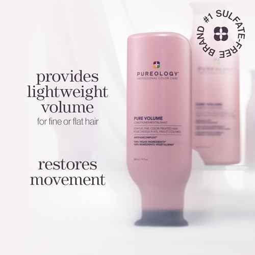 Pureology Pure Volume Conditioner - Enhances Volume and Movement, Lightweight Shampoo for Fine, Flat, Color Treated Hair
