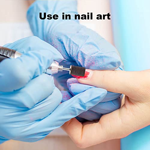 Nail Drill bits,Sanding Bands for Nail Drill Shaft 3/32 inch,Drill bits for Nails,Mandrel bit for Nails,Nail Drill bits for Acrylic Nails Manicure Nails Manicure Pedicure Tool(Silver)