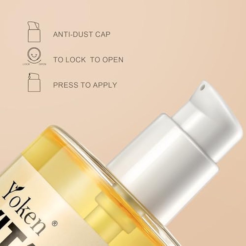 Vitamin E Oil 8 Fl Oz Organic Vitamin E oil for Skin Vitamine oils for Scars Hair,Face,Nail,Scalp Perfect Bath and Body Oil Cold Pressed Hexane Free Non-GMO Gluten Free Formula