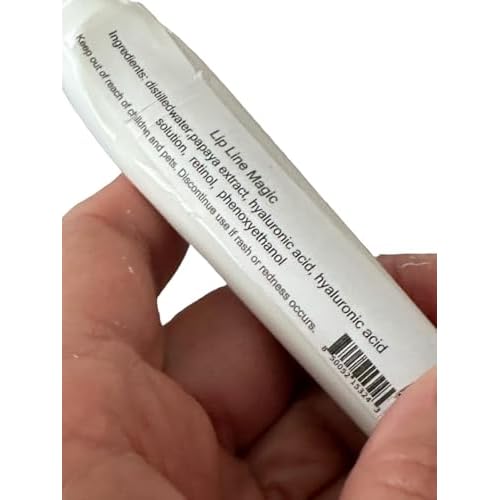 Lip Line Serum For Lines Above the Lips, Max Strength, With Hyaluronic Acid, Papaya Extract and Retinol