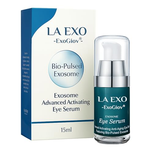 Exosome Eye Serum ? Advanced Anti-Aging Eye Treatment for Puffiness, Dark Circles & Fine Lines ? Brightening, Smoothing & Hydrating Undereye Skin Care for a Youthful Look ? 15ml