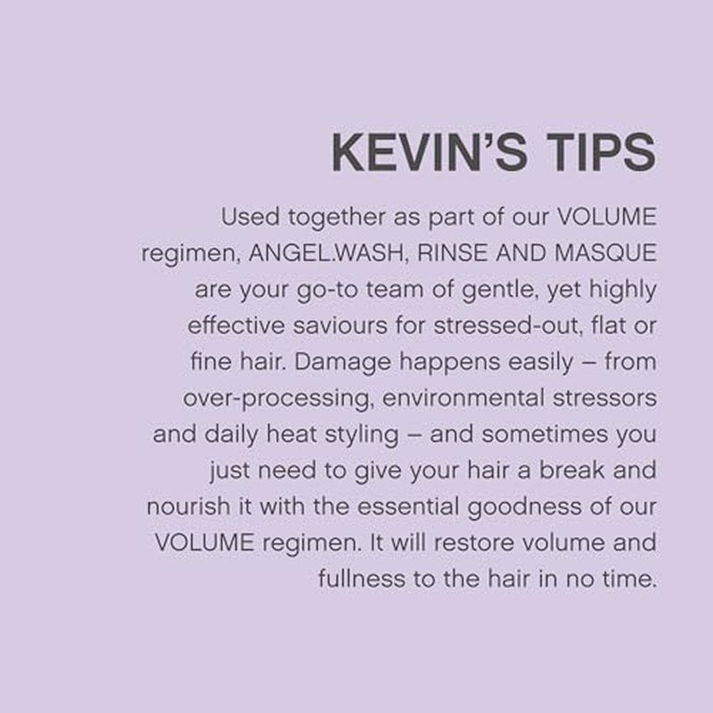 KEVIN.MURPHY BLONDE.ANGEL.WASH - Blonde Shampoo - Purple Shampoo for Blonde & Grey Hair - Colour Enhancement Hair Care - Colour Safe - Paraben & Sulphate Free - 1000 mL / 33.8 fl oz