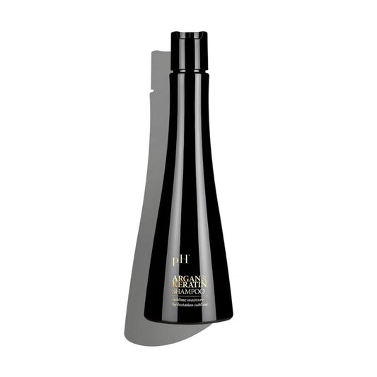 pH PURE HAIR Argan Oil And Keratin Shampoo - Anti-Breakage Moisturizing Shampoo To Repair and Strengthen Tresses For Smooth Healthy Hair - 33.8 Fl Oz