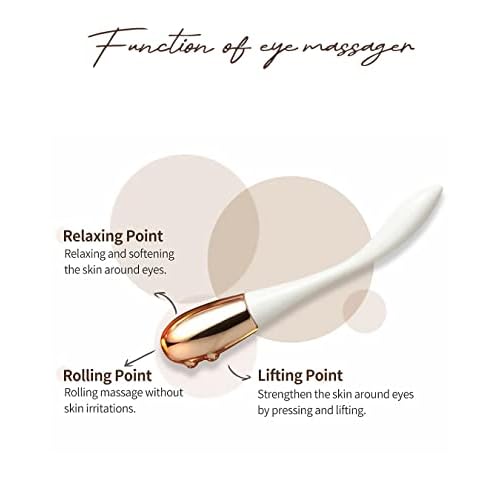 GD11 Premium RX Revitalizing Eye Cream with Metal Massager | Anti-Aging & Anti-Wrinkle Cream That Firms and Lifts the Eye Area with Exosomes, Stem Cell Conditioned Media & Shea Butter 1.01 oz.