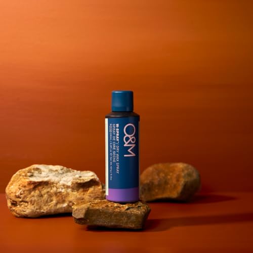 O&M W-Spray Dry Wax Spray for Women, Volumizing Hairspray Texture Mist, Flexible Hold Styling Product, Non-Greasy Finishing Wax, Dry Texturizer with Goji Avocado Lilly Pilly Extracts, 200ml
