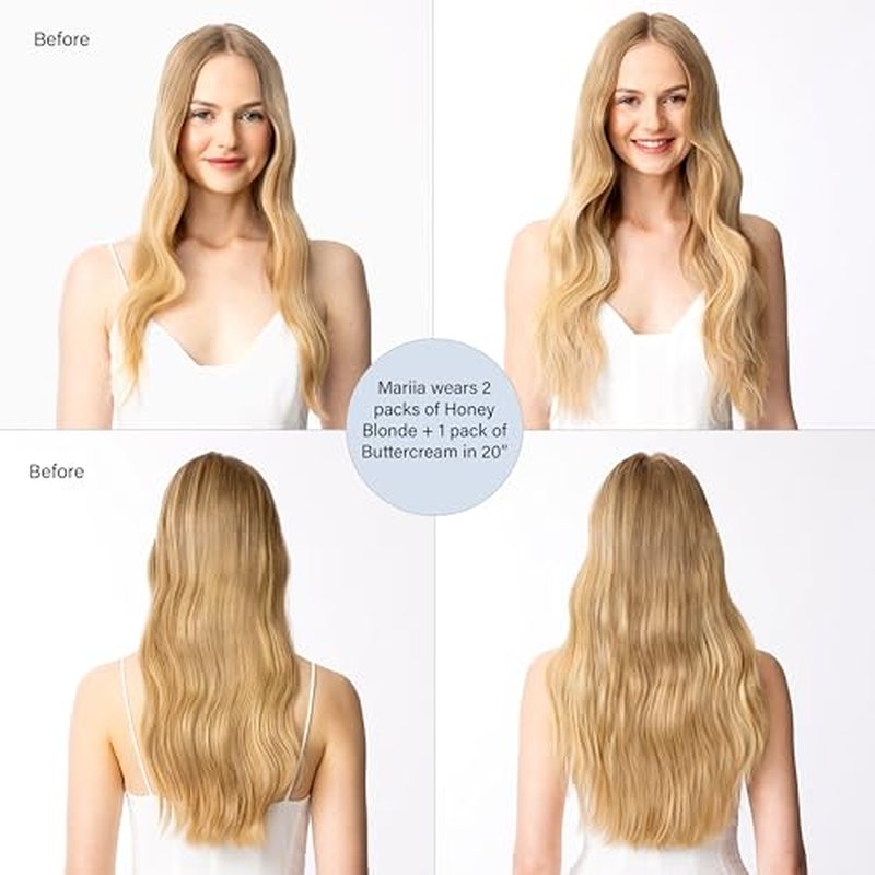 Luxy Tape-In Hair Extension Collection 20", 50g, Platinum Pearl Blonde, 20 pieces