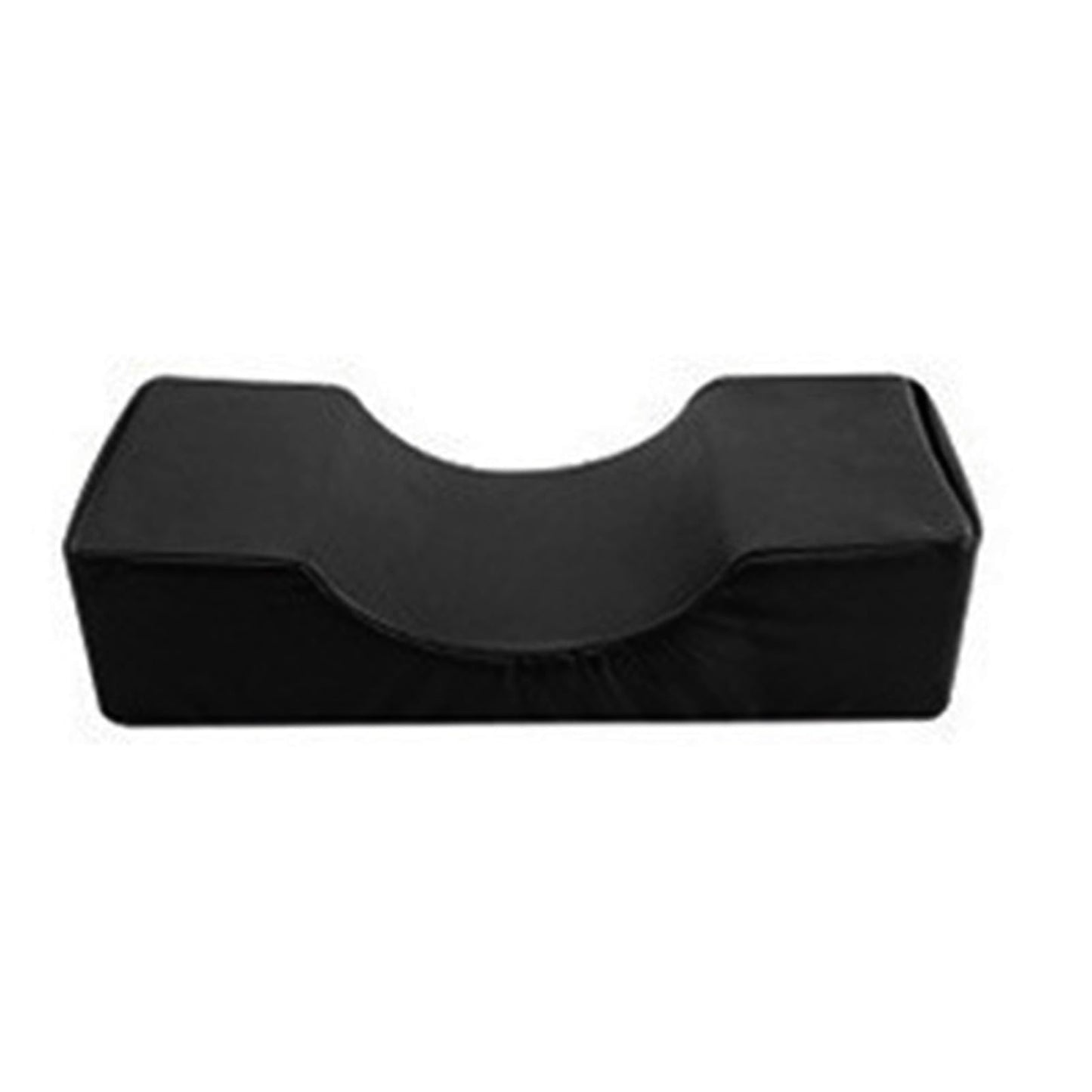 Eyelash Extension Neck Pillow, Beauty Salon Eyelash Extension Neck Pillow Velvet Pillow with Shelf Organizer Bag Comfortable Velvet Beauty Memory Foam Pillow for Lash Extension Gra