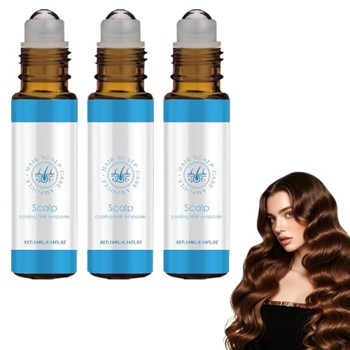 Advanced Hair Growth Roll-On Serum,Hair Growth Serum Roll On,Promotes Growth, Reduces Hair Loss, Nourishes Scalp & Roots,For All Hair Types(3Pcs)