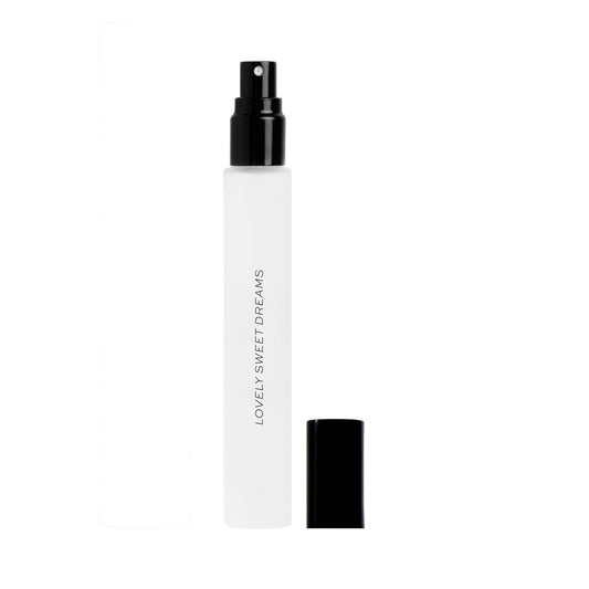 DIME Beauty Lovely Sweet Dreams Travel Perfume, Soft Floral Perfume for Women with Freesia, Vanilla Cream & Amber, Eau de Toilette Spray, Vegan, 0.34 oz / 10 ml