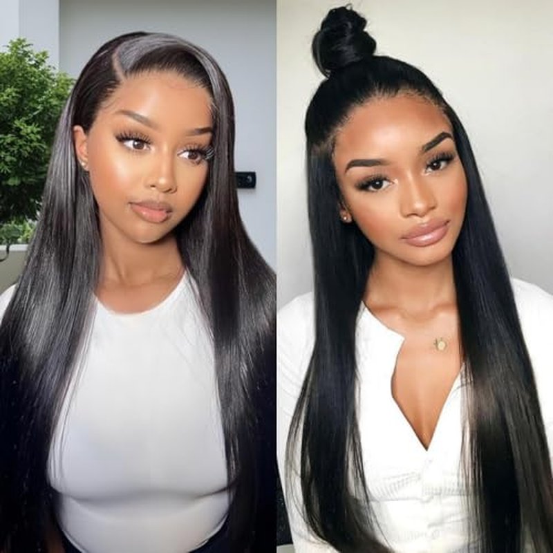 Straight Human Hair Bundles 12 14 16 18 Inch 4 Bundles Human Hair 100% Unprocessed Brazilian Virgin Hair Bundles Weave Human Hair Extensions For Women