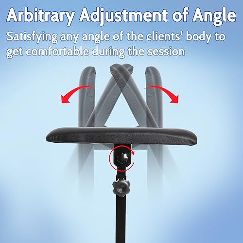 Tattoo Arm Rest Stand with Pen Covers 200 pcs & Grip Tape 4 pcs, Adjustable Height and Tilt Tattoo Equipment