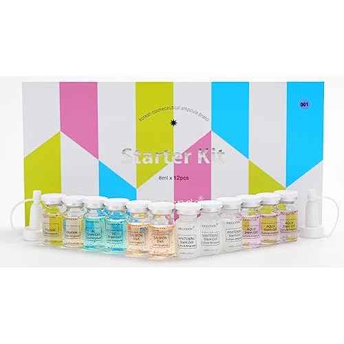 Hyaluronic Acid Serum Ampoule Set for Microneedling Skin Spa Treatment