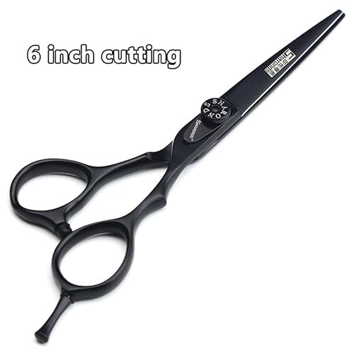 5/5.5/6 Professional Barber Set, with sharp blades that are easy to trim, suitable for hairdressers and hair salons (6-inch -2pc-D)