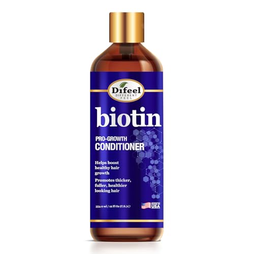 Difeel Pro-Growth Biotin Conditioner for Hair Growth 12 oz. - Conditioner for Thin Hair