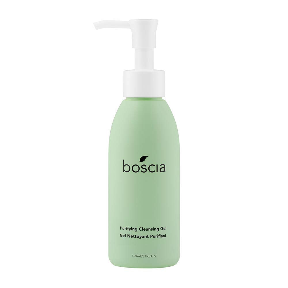 Boscia Purifying Cleansing Gel - Vegan & Cruelty-Free Daily Face Cleanser | Natural Deep Clean, 5 fl oz