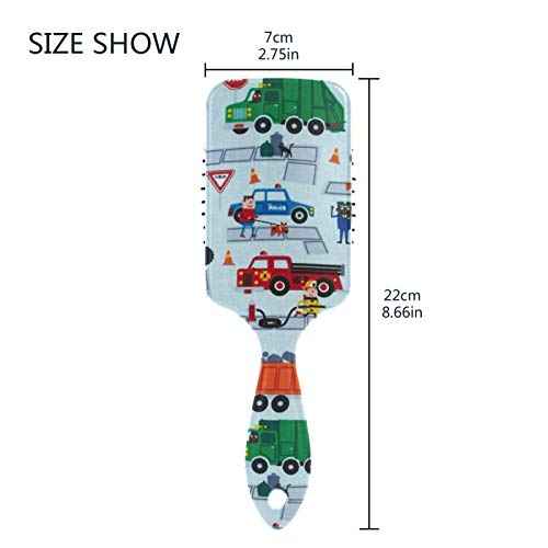 Cartoon Plastic Detangler Wet Dry Hair Brush for Women, Men & Kids