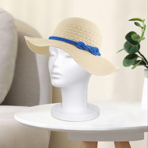 Leeven 3 Packs Foam Wig Head Female Styrofoam Mannequin Head Stand for wigs foam heads Wig Display for Style, Model, Display Hair, Hats, Hairpieces, Mask , Salon and Travel