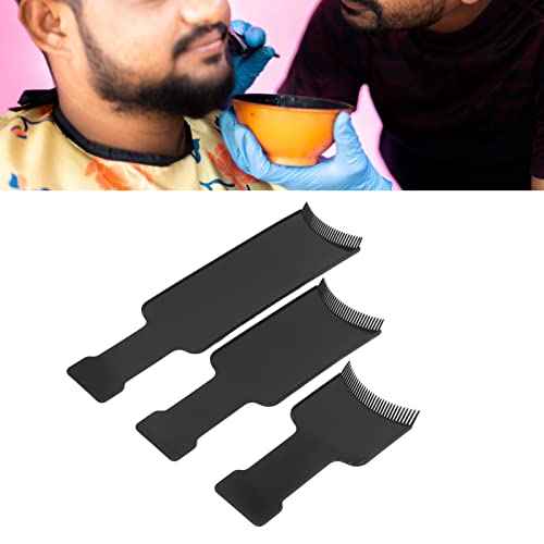 3pcs Hair Dyeing Board Highlighting Kit,Highlight Comb,Highlighting Board With Teeth Hair Dyeing Brush Hairdressing Styling Tool