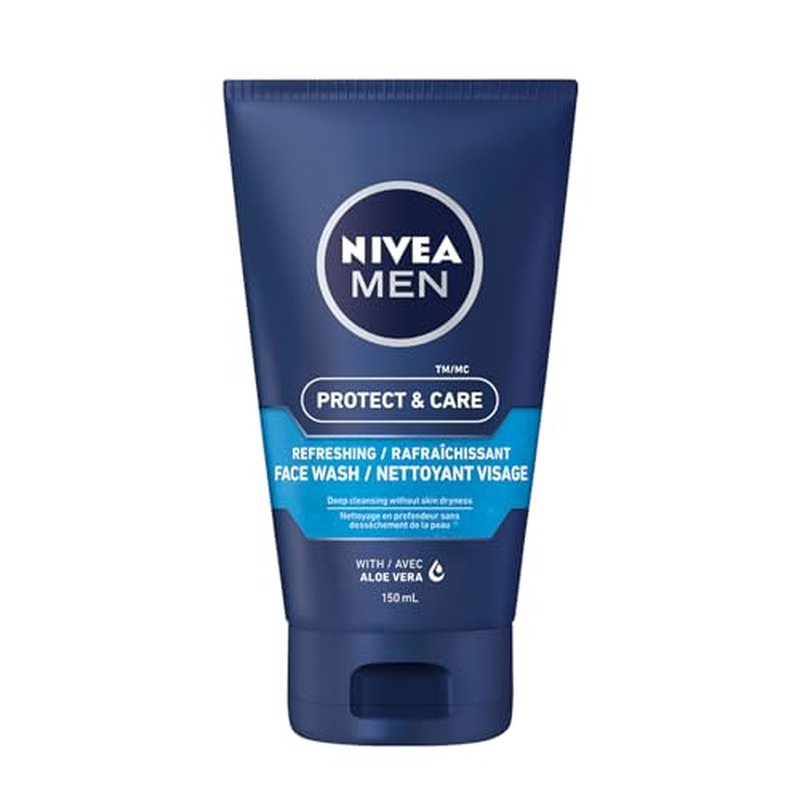 NIVEA MEN Maximum Hydration Moisturizing Face Wash with Aloe Vera, 5 Fl Oz Tube
