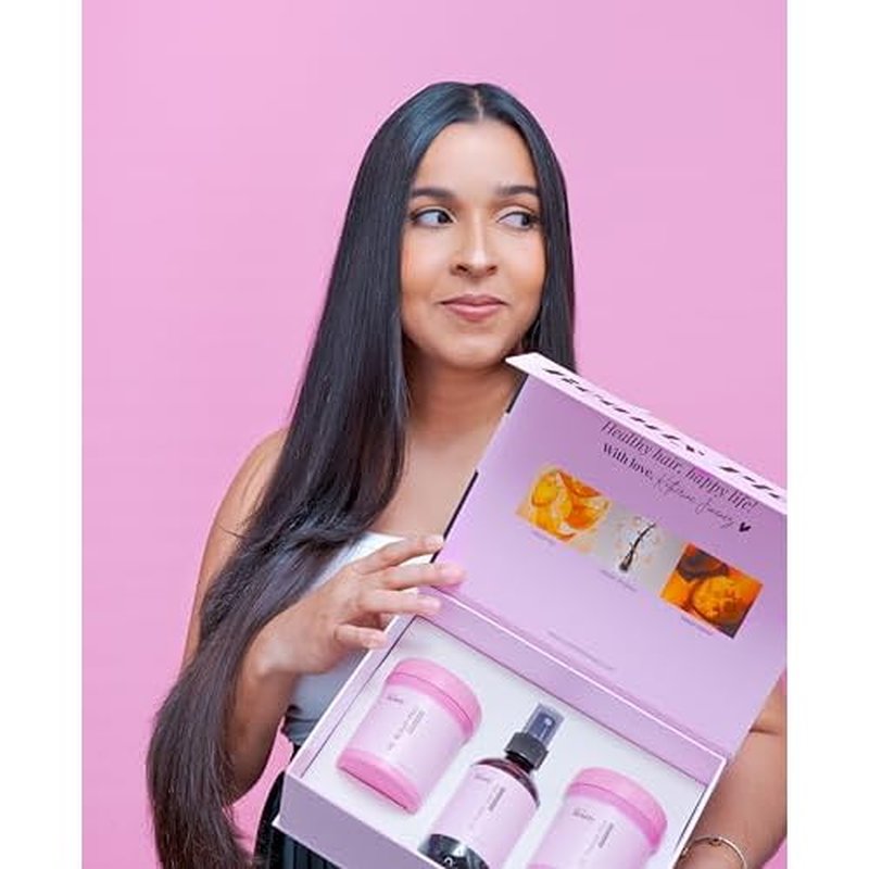 Say Hi Beauty | Beauty Plex Kit| Hi Protein Plex Fortifying Gel, Hi Healthy Hair Plex Repair Elixir, Hi Repair Plex Repair Mask. 3 Steps. Repairs, Strenghtens and Nourishes.