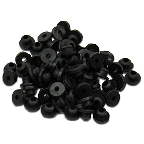 200 Pcs Tattoo Needle Grommets Black Silicone Tattoo Grommets Nipples for Tattoo Machine Needles Accessories