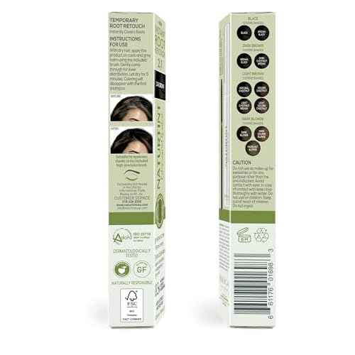 Naturtint Instant Root Retouch - Dark Brown 2-in-1 Gray Coverage, 0.33 fl oz