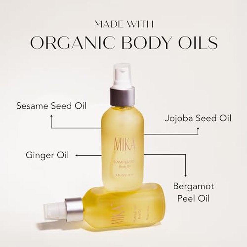 Luxury Organic Body Oil for Women | Hydrating & Moisturizing Body Oil after Shower | Certified Moisturizer for Dry Skin | Clean Beauty, Vegan and Paraben Free