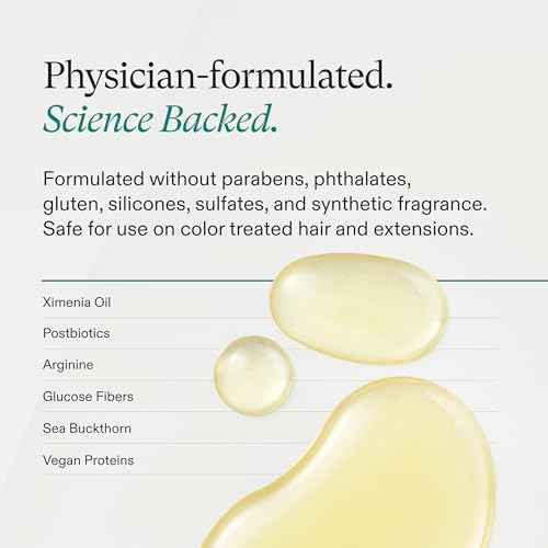 Nutrafol Conditioner, Physician-formulated for Thinning Hair, Moisturizing, Strengthening and Color Safe, Lightweight Protection