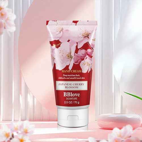 Hand & Body Cream Gift Set, Hand Lotion Set Deeply Moisturizing for Rough Hands, Best Gift Ideas for Women,Travel Size, Japanese Cherry Blossom