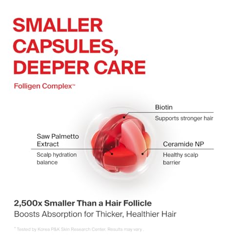 Dr.FORHAIR Folligen Shampoo | Korean Hair Care | Clarifying, Anti Dandruff, Scalp | For Hair Thickening & Fuller Looking, 16.91 fl oz