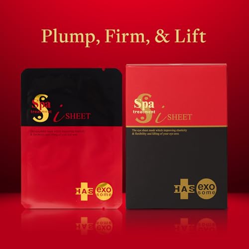 Spa Treatment HAS Stretch iSheet exo Japanese, Under Eye Patches for Puffy Eyes and Dark Circles, Eye Mask, Under Eye Masks, Wrinkles, Eyebag, Eye Masks for Dark Circles and Puffiness (7 Pairs)