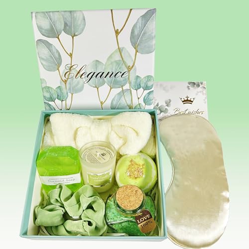 Relaxing Spa Gift Basket Set for Women, Birthday Gifts for Women, Christmas Gifts for Mom Sisters Wife Daughter Friends Female Coworkers Teachers, Valentine's Day Mothers Day Gifts