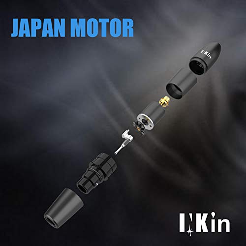 INKin Tattoo Machine Professional Tattoo Gun with Coreless Motor Rotary Tattoo Pen with RCA Connector for Tattoo Artrists and Beginners