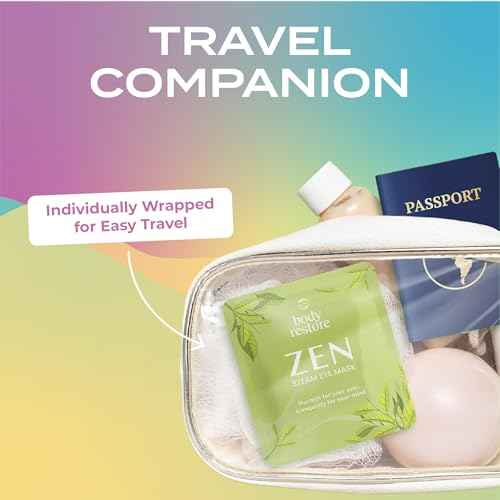 Body Restore Heated Eye Mask for Dry Eyes 30 Pack - Self Heating Warm Compress, Christmas Stocking Stuffers, White Elephant, Birthday Gifts for Women, Men, Stye Eye Treatment, Relaxation - Variety