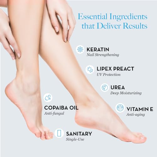 Bodipure All-In-1 Moisturizing Foot Mask, Keratin & Vitamin E Foot Mask for Dry Cracked Feet, Callus & Heel Softening, Easy-to-Use Pedicure Foot Repair, Chemical-free Feet Treatment 12 Pairs