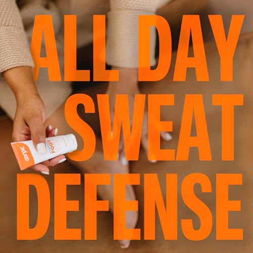 Carpe Sweat Absorbing Foot Lotion & Foot Exfoliating Scrub Regimen - A Total Solution for Sweaty Smelly Feet