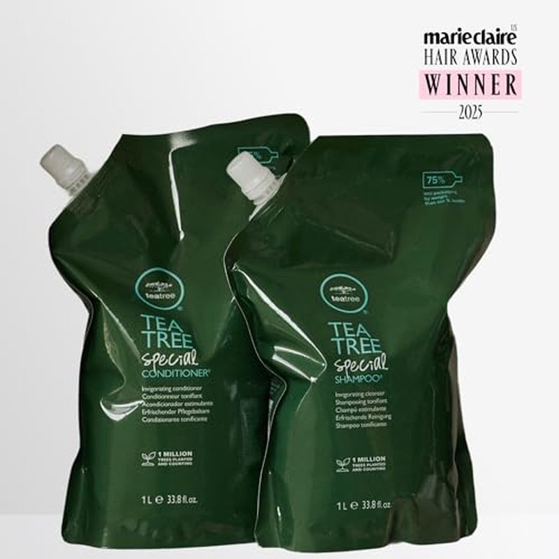 Tea Tree Special Shampoo, Deep Cleans, Refreshes Scalp, Especially Oily Hair, For All Hair Types
