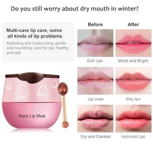 8PCS Bee Lip Balm Honey Pot, Fruit Moisturizing Propolis Lip Mask, Lip Mask Overnight Propolis Moisturizing Lip Balm Hydrating Prevention Dry and Crack Lip Scrubs Exfoliator Lip Wrinkle Care Products