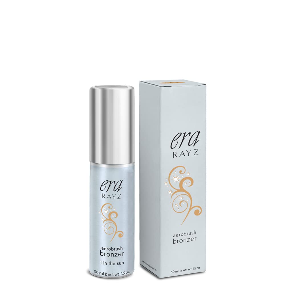 ERA Rayz Spray-On Bronzer | Buildable Airbrush Makeup - 1.5 oz, Perfect for Everyday Use