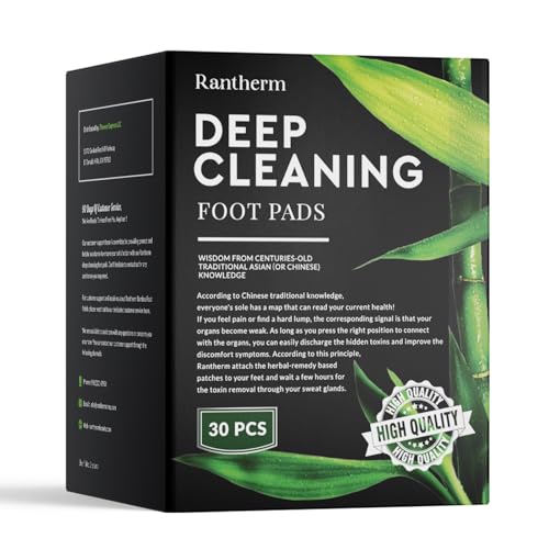Premium Deep Cleansing Foot Patches Pads: Bamboo Wood Ginger Feet Pads for Promoting Daily Relaxation and Sleeping 30 Packs