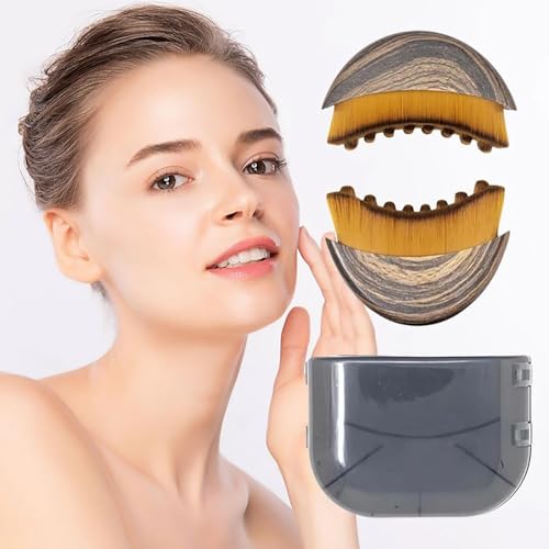 2025 New Lymphatic Contour Face Brush, Contour Face Brush for Lymphatic Drainage, Ergonomically Designed to Fit The Skin Precisely