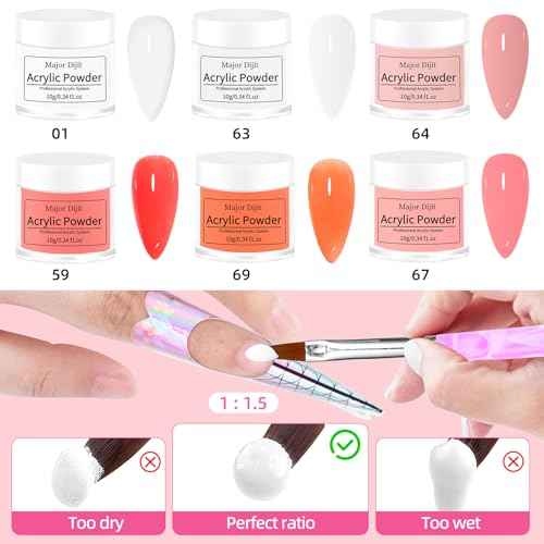 Acrylic Nail Kit with Drill & U V Light - Complete Starter Set for Beginners With Everything