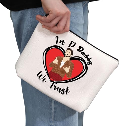 G2TUP P P Inspired Gift In Daddy We Trust Makeup Bag Daddy Cosmetic Bag P Fans Merch