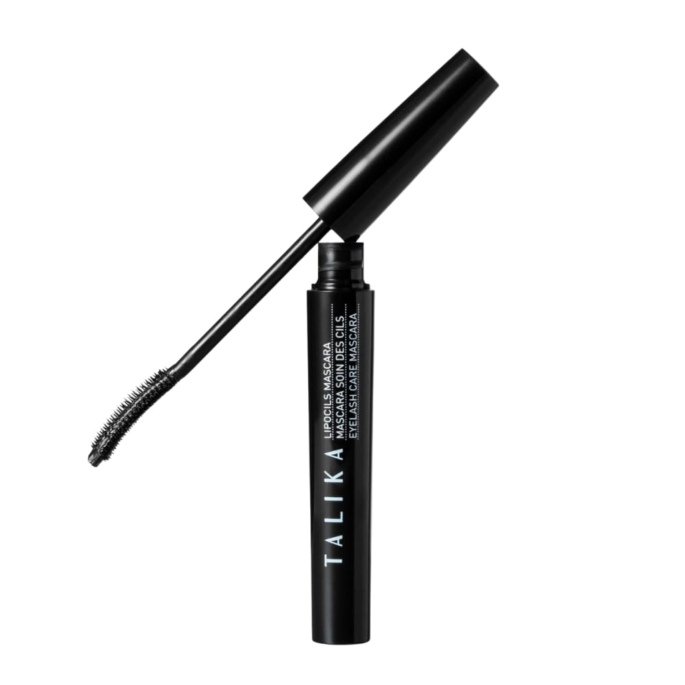 Talika Lipocils Water Resistant Mascara - Black- Non-Smudge Formula, Natural Lash Enhancement, Quick Definition, Improved Lashes in 14 Days, Volumizing, Strengthening, Curling, Darkens Over Time
