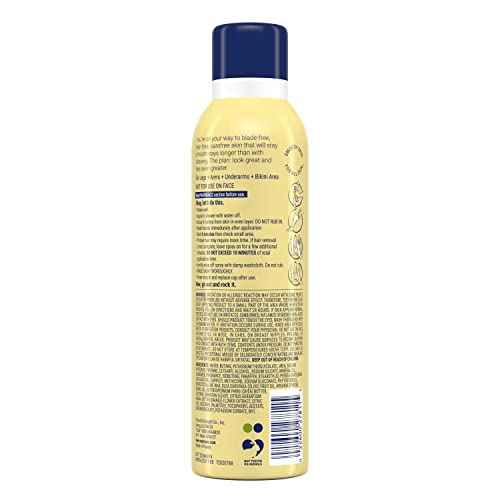 Nair Hair Remover Body Spray, Arm, Leg and Bikini Hair Removal Spray, 7.5 Oz Can (Pack of 2)