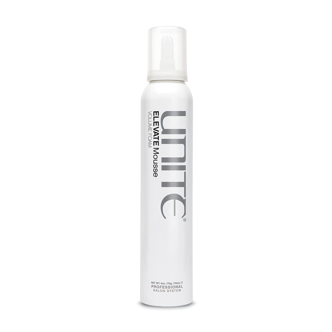 UNITE Hair – ELEVATE Mousse – Weightless Styling Foam for Full-Bodied Volume, Shine & Flexible Hold – Frizz-Free Finish – UV & Thermal Protection – 6 Oz